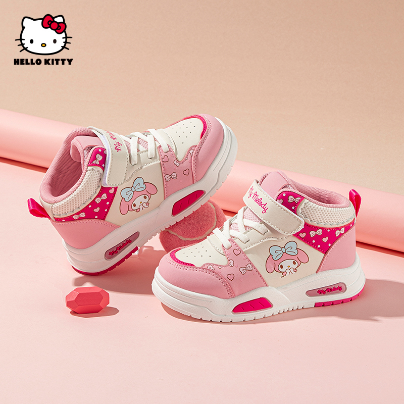 HELLO KITTY Sanrio Sneakers Autumn and Winter New Sports Skateboard Shoes Kuromi Big-Eared Dog Soft HELLO KITTY Sanrio Sneakers Autumn and Winter New Sports Skateboard Shoes Kuromi Big-Eared Dog Soft