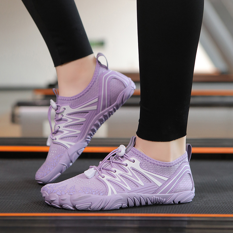 Indoor Fitness Shoes for Men and Women, Skipping Rope Shoes, Silent Soft-Soled Aerobic Exercise Shoes, Non-Slip Home Exercise Treadmill Shoes