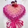 Wedding car decoration supplies set Wedding celebration team main wedding car head Korean wedding simulation flower head car float decoration