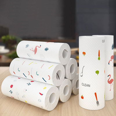 干湿两用！懒人抹布厨房纸巾3卷共150张