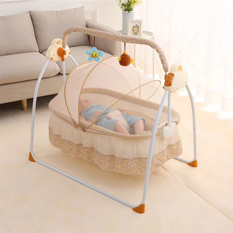 Baby electric shake shaker rocker chair soothes vibrato child newborn baby cradle bed sleeping basket coaxing baby artifact