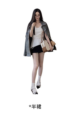 汉服上装 ministudio徐琳「西部单宁」新汉服廓形水洗灰牛仔外套