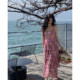 Xu Lin mini2024 ຕົ້ນພາກຮຽນ spring ຮູບແບບໃຫມ່ຝຣັ່ງ skirt ຍາວ temperament ອາຍຸການຫຼຸດຜ່ອນການພັກຜ່ອນແບບ floral suspender dress ສໍາລັບແມ່ຍິງ