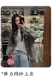 汉服上装 ministudio徐琳「西部单宁」新汉服廓形水洗灰牛仔外套