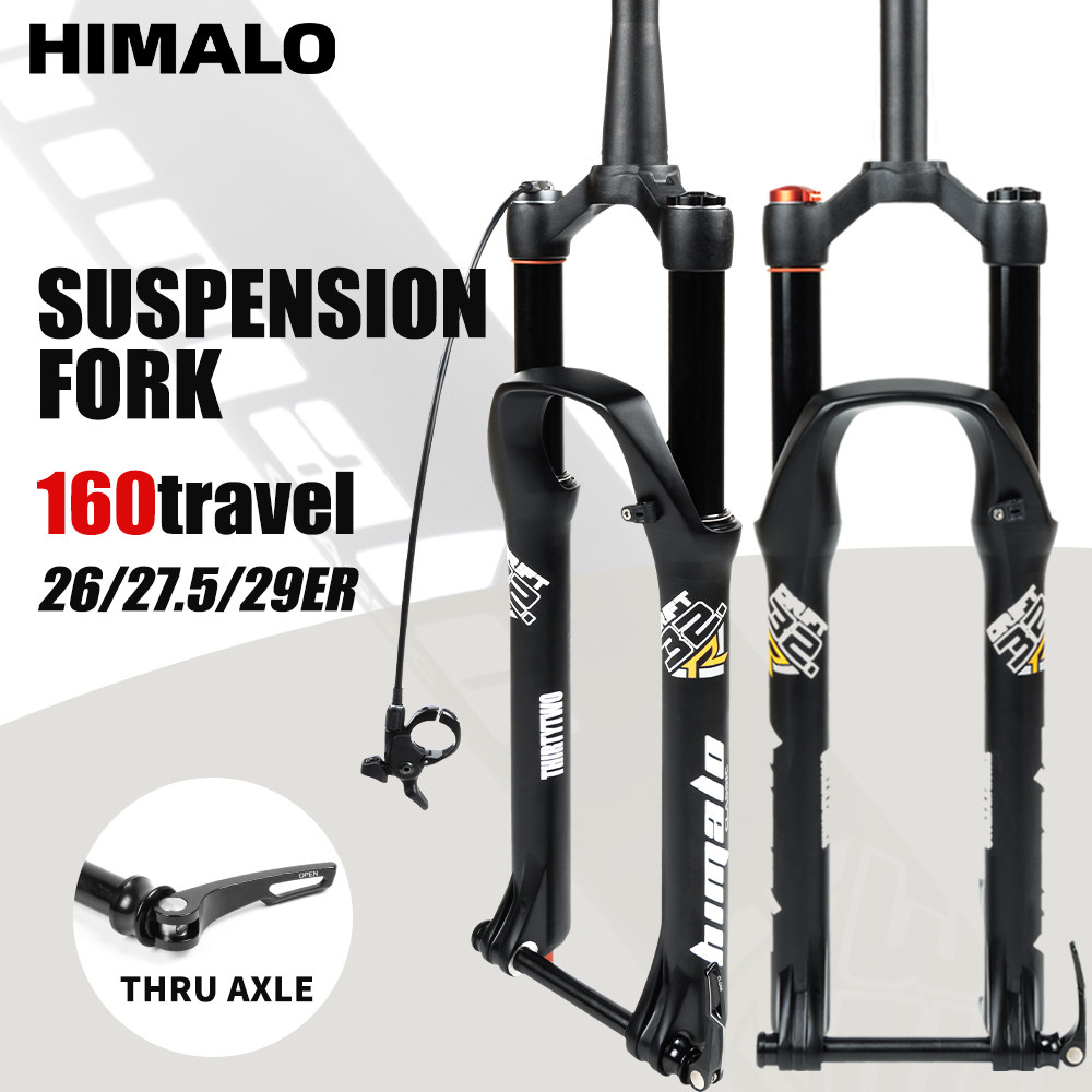 HIMALO MOUNTAIN BIKE SHOCK air FORK 26 27 5 29 inch 160MM STROKE BARREL shaft damping
