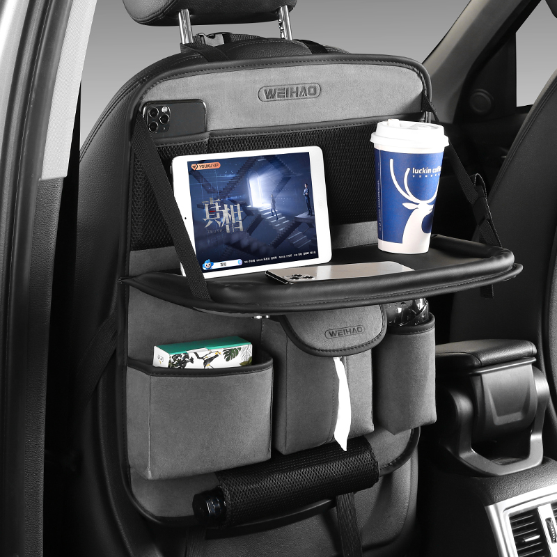 Car collection bag hanging bag On-board Multifunctional Set Internet Pocket In-car Interior With Back-Back Storage Bag Interior Accessories