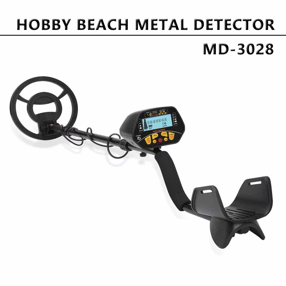 Underground metal detector MD3028 with screen Beach GC1028 outdoor treasure hunt portable handheld waterproof detector