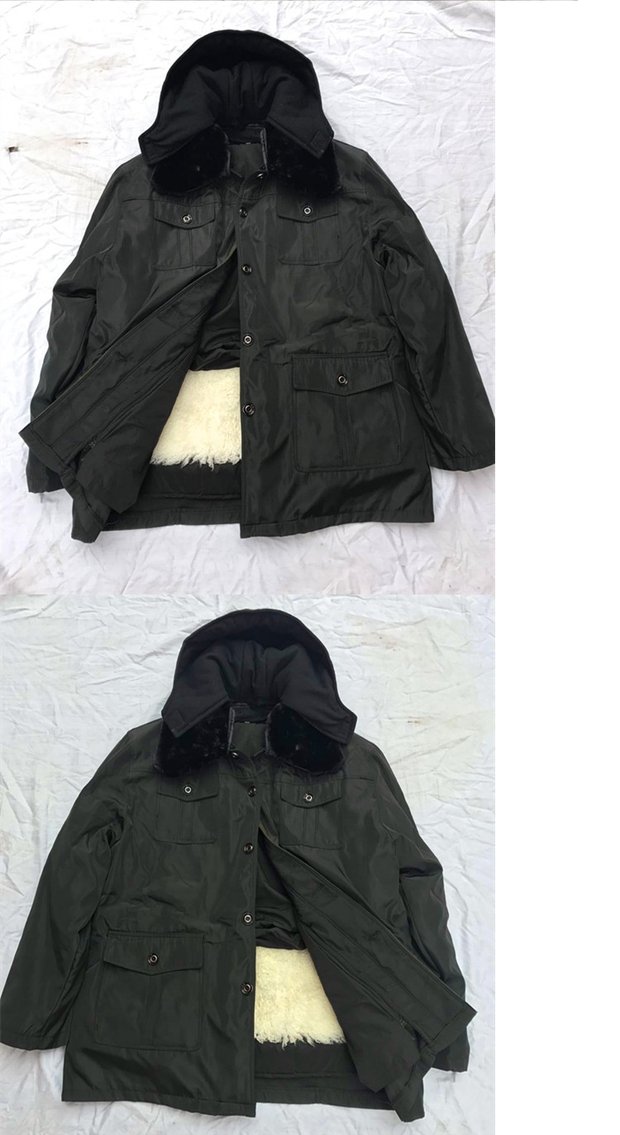 Lông một da cừu 袄 trung niên lông lông nylon da vượt qua da cừu lông áo khoác adidas nam