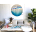 Otsuka làm bằng tay Bắc Âu dệt tay tấm thảm nhuộm B & B phòng khách trang trí phòng ngủ bạt tham trang tri Tapestry