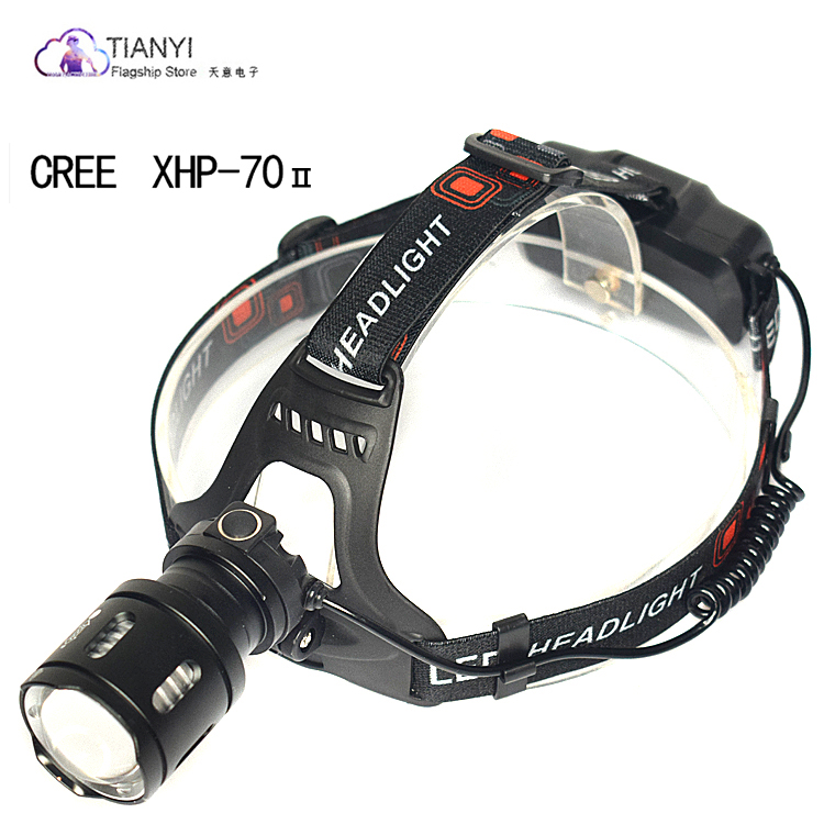 Concentrated Camping Probe Headlights LED Afar lighting headlights XH-P70 2nd Generation Outdoor Camping Ultra Bright