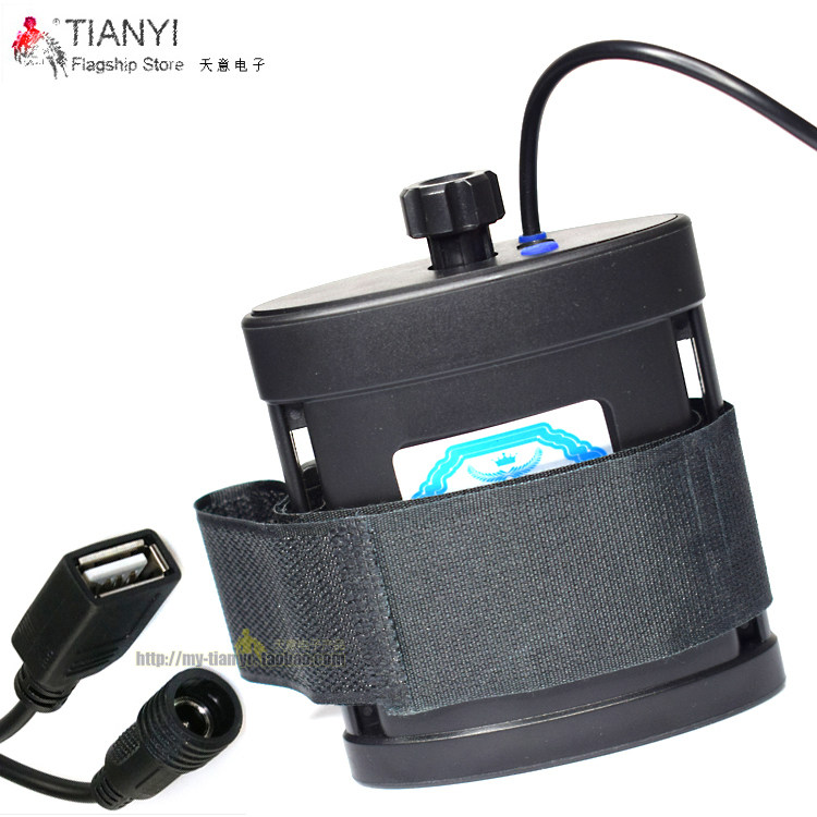 DC8 4V Output 5A 2 Festival 26650 Lithium Electric Action Power Supply Box Bicycle Riding Light Battery Action Power Supply