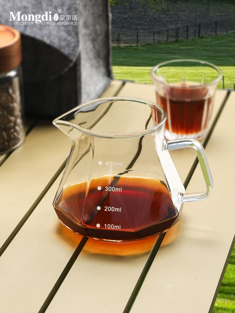 Mongdio Hand-Brewed Coffee Pot Set Outdoor Camping Coffee Equipment Portable Travel Hand-Brewed Coffee Equipment