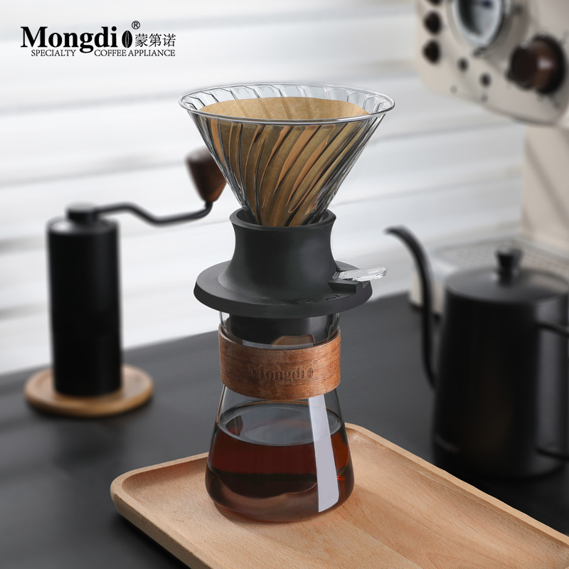 Mongdio Smart Cup Coffee Filter Cup Hand-Brewed Coffee Set Smart Pot Glass Drip Coffee Sharing Pot Mongdio Smart Cup Coffee Filter Cup Hand-Brewed Coffee Set Smart Pot Glass Drip Coffee Sharing Pot