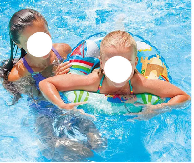 INTEX động vật nổi trẻ em bơi vòng bé trai cô gái nách phao phao cứu sinh dày hồ bơi phao bơi khổng lồ