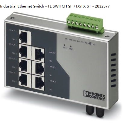 Phoenix 7 TP RJ45 Port Switch - FL SWITCH SF 7TX FX ST- 2832577