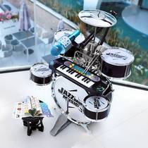 Rack Subdrum Children Beginners Toy Instrumental Jazz Drum Boy Baby 5-8 Knocks Beat Drum Home Practice 3-6 years old