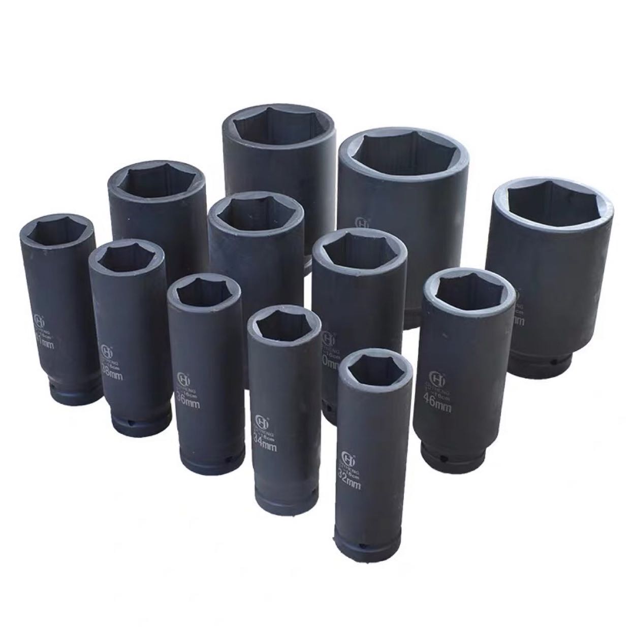 Extended wind gun sleeve 1 inch 25mm shaft head cap Pneumatic reinforced heavy duty tire sleeve extended labor-saving wrench