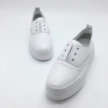 Biscuit shoes casual shoes leather pure white shoes autumn explosion small white shoes McQueen star same small white shoes board shoes women