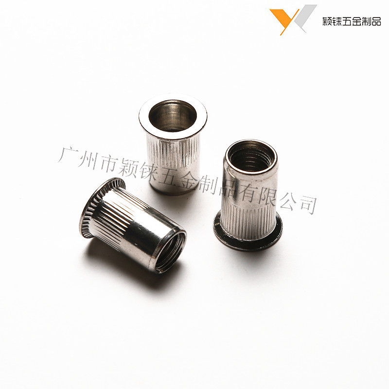 GB17880 2 stainless steel 304 large countersunk head pull rivet nut countersunk head cylindrical vertical stripe pull cap mother M345681012