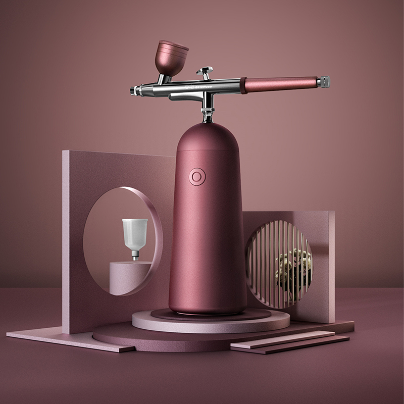 Guxin Makeup Airbrush Makeup Artist Tool Wireless and Convenient HD Liquid Foundation Long-lasting Concealer Nude Makeup Stage Bride