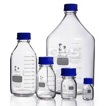 duran Schott 100 250 500 1000ML blue cap reagent bottle Transparent brown glass high temperature and high pressure bottle