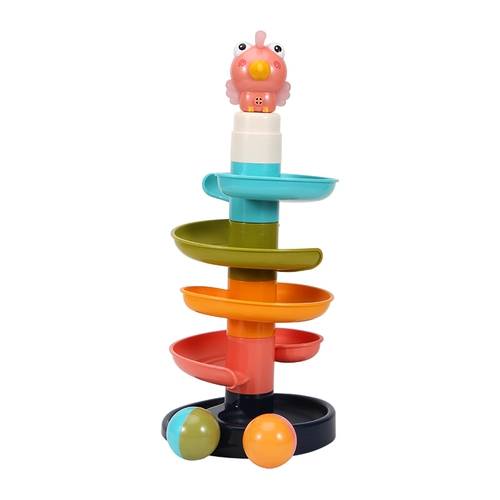 Башенка с рельсами, горка, игрушка, 0-3 лет, раннее развитие