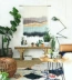 Blue Art Square Hand-nhuộm màu tấm thảm phóng túng trong tấm thảm gió Bắc Âu trang trí B & B Trang chủ bìa mềm thảm treo tường trang trí Tapestry