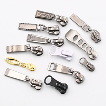 Metal Zipper Head Small Pulling Head Wallet Handbag Carry-on Bag Pull Lock Clothing Accessories Jacket 100 Hitch Sheet Zip