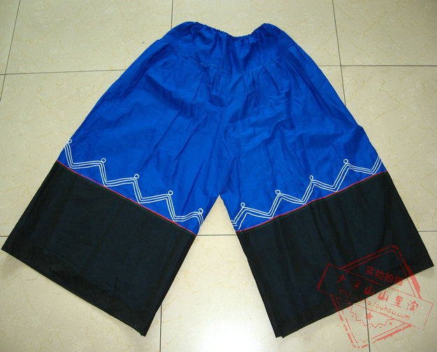 Daliangshan Yi trang phục nam phù hợp với trang phục làm bằng tay trang phục quần áo phong cách quốc gia quần đầy đủ hiệu suất bộ đồ truyền thống