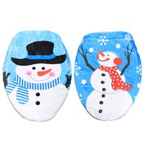 Christmas snowman print toilet cover cover for Christmas Horse lid cover