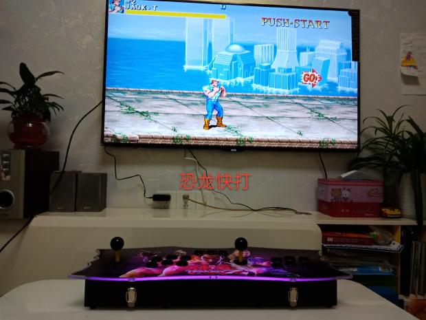 Hoài cổ nhà đồng tiền- hoạt động arcade đôi chiến đấu rocker trò chơi máy moonlight hộp kho báu 6 khung gầm nặng tay cầm chơi game pubg
