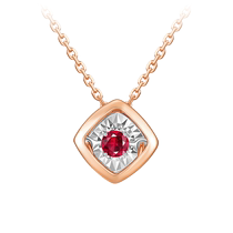 Chow Tai Fook ENZO Various Fantasy Series 18K Gold Ruby Pendant Womens Festival EZV3367