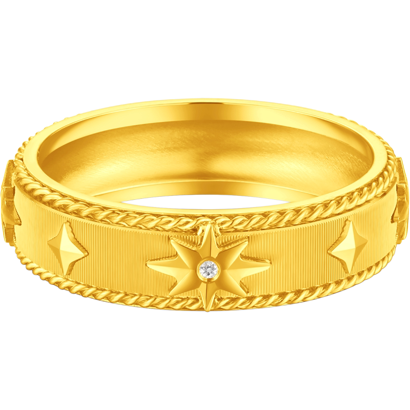 chow tai fook gold diamond ring Latest Best Selling Praise