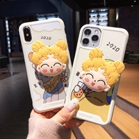 Apple, мультяшный iPhone 11, iPhone11 Pro, милый чехол для телефона, силиконовая трубка, iphone, 8plus, защита при падении