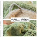 Коралловый зимний утепленный двусторонний флисовый пододеяльник для школьников и студентов