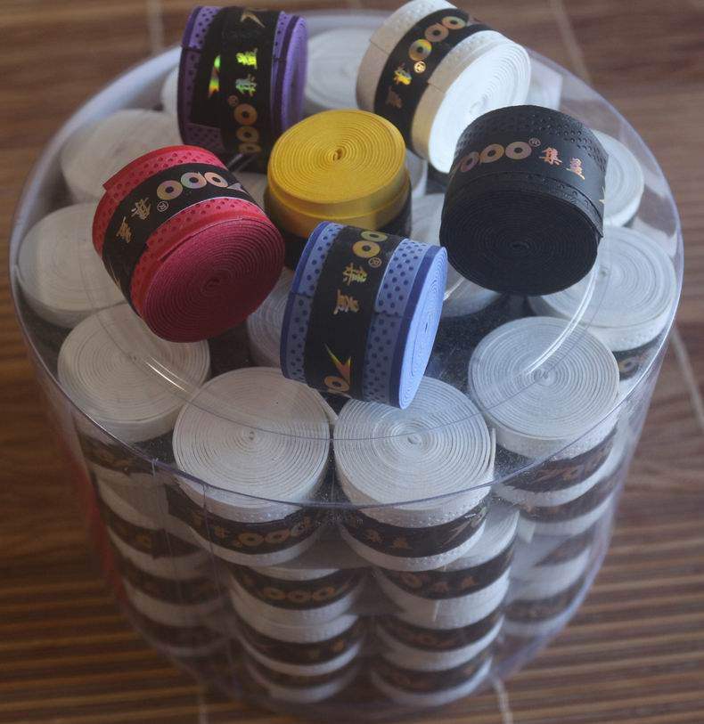 Tennis racket sweat-absorbing belt Peritoneal sticky hand glue belt Point dry hand glue Badminton racket universal sweat-absorbing belt