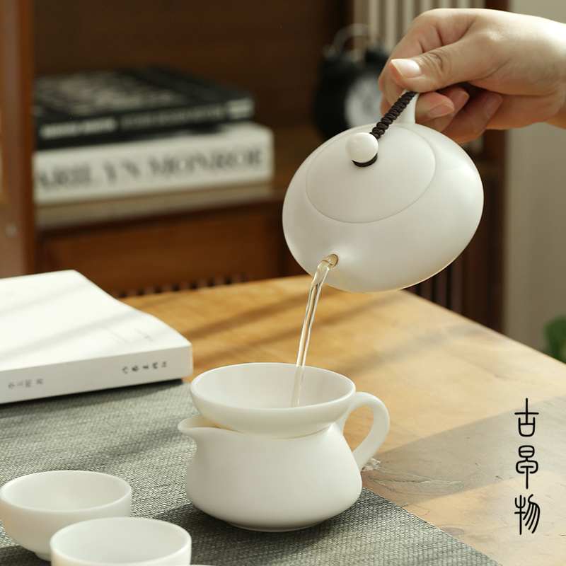 Dehua suet jade hand biscuit firing porcelain) every other kung fu tea tea tea filter ceramic tea accessories