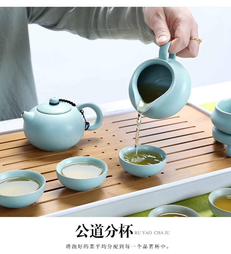 Open the slice your up porcelain teapot xi shi single pot of ceramic kung fu tea set modern home office teapot teacup