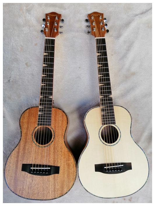 Tengge brand 30 inch veneer small guitar travel guitar guitar folk guitar
