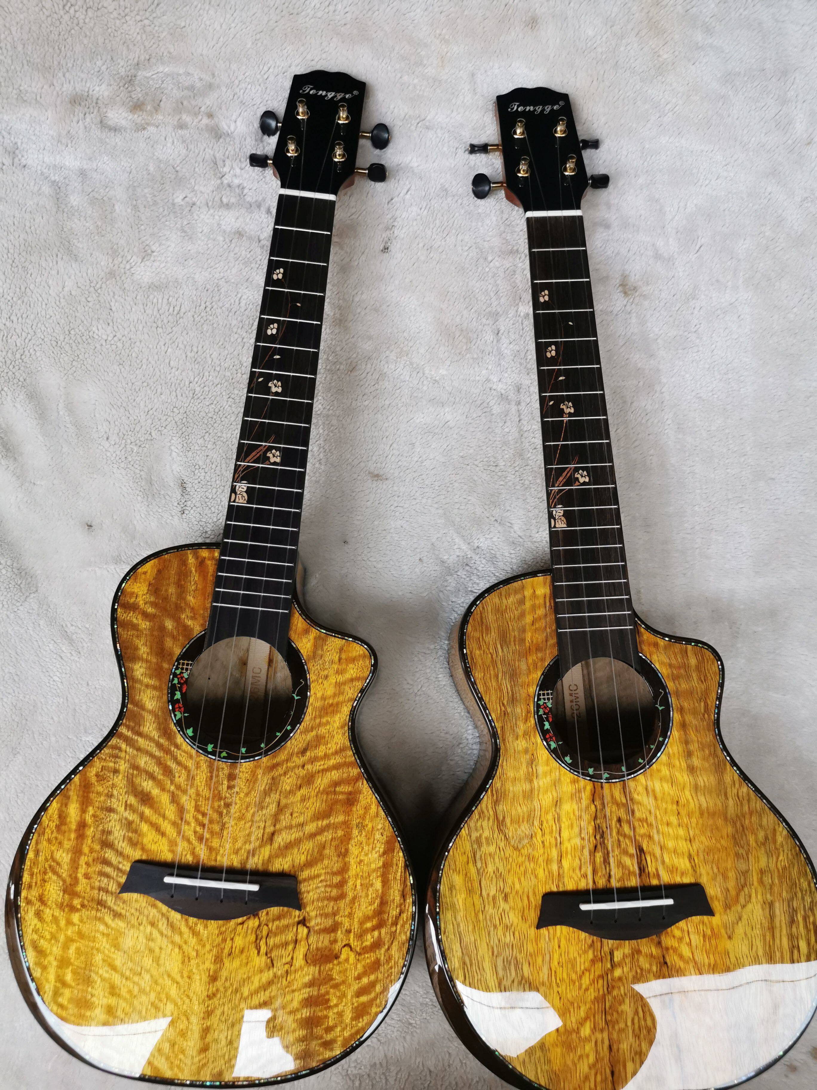 Pure handmade high-quality 26-inch mango wood full single ukulele ukulele