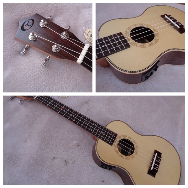 26 inch rose wood spruce panel electric box small four - string guitar Ukrili Hawaii Ukri