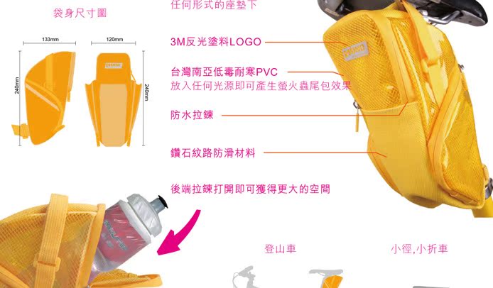 Sacoche pour vélo WOHO - Ref 2214384 Image 29