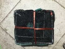 4 m 4 m 19 knots 14 holes 6 strands thick wire with netting tail mesh with lobster cage