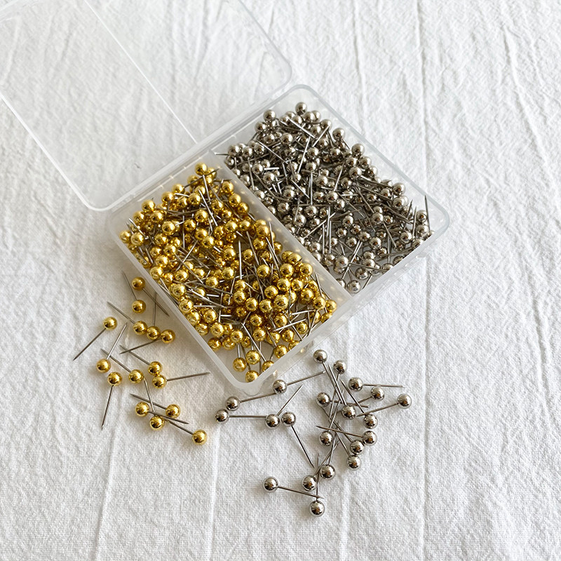 400 gold silver orb pins marked small nails cork board felt photo wall decoration pushpins