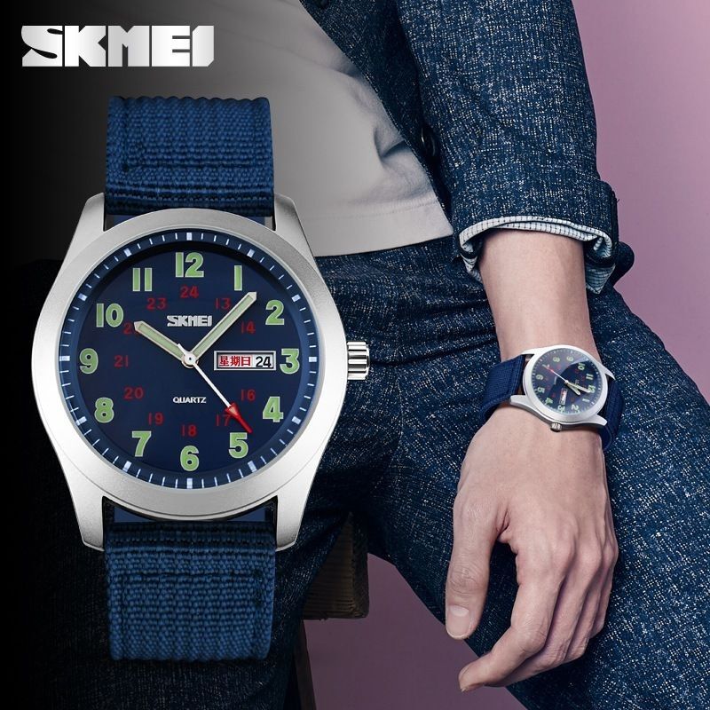 【Timeless Beauty】Men's and Women's Watches, Fully Automatic Nylon Men's Quartz Watch, Fashionable Calendar, Luminous, Waterproof, for Students 【Timeless Beauty】Men's and Women's Watches, Fully Automatic Nylon Men's Quartz Watch, Fashionable Calendar, Luminous, Waterproof, for Students