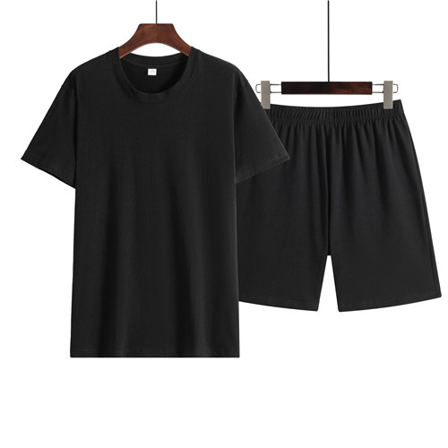 Prison detention center clothing men's short-sleeved spring and summer pure cotton suit shorts no metal no pockets labor reform detention center prisoners