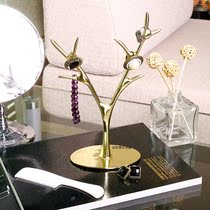 Jewelry rack jewelry storage rack display rack display rack ring chain rack gold hardware Silver