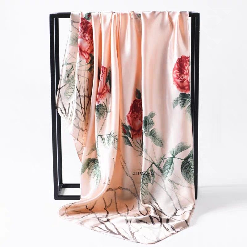 High-end Silk Scarves Show Shelves Scarves Windows Display Props Ornament Display Box Black White Box Display