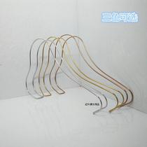 Stainless steel shoes shoes props hardware shoes gold shoes womens shoes display props metal shoes inner support