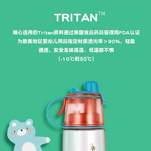 Креативный детский спрей, портативный пластиковый чайник для воды, популярно в интернете